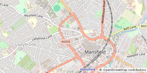 Map of Mansfield