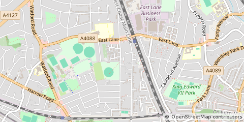 Map of Middlesex