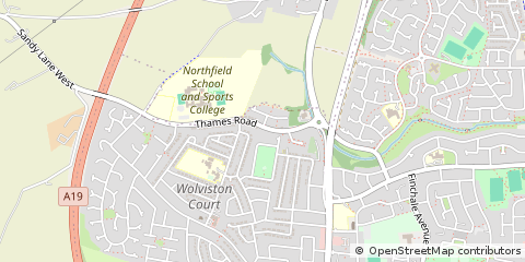 Map of Billingham, Stockton-on-Tees