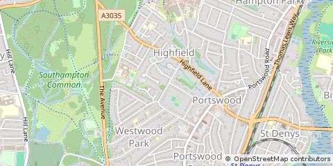 Map of Southampton