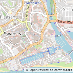 Map of Swansea