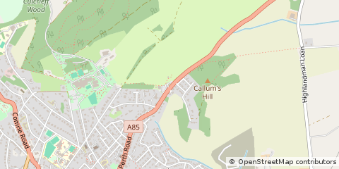 Map of Crieff