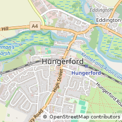 Map of Hungerford, Berkshire