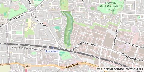 Map of Slough, Berkshire