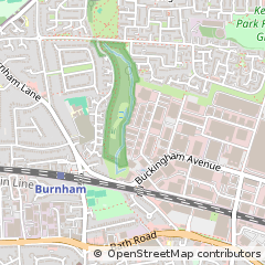 Map of Slough, Berkshire