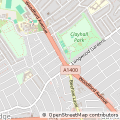Map of Ilford