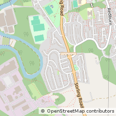 Map of Alexandria, Dunbartonshire