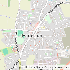Map of Harleston, Norfolk