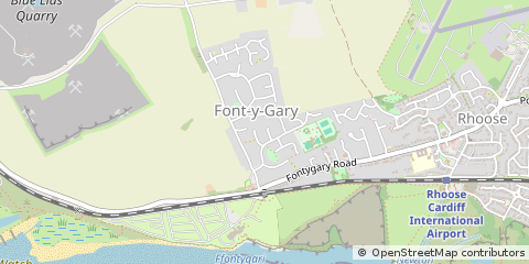 Map of Rhoose