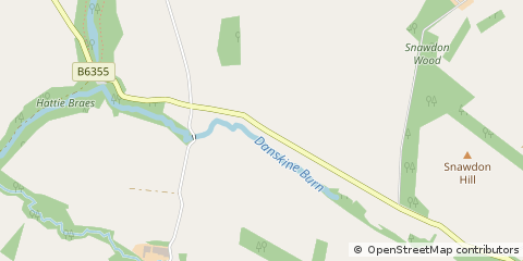 Map of Haddington, East Lothian