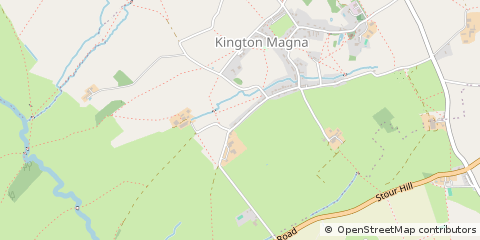 Map of Gillingham, Dorset