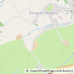 Map of Gillingham, Dorset