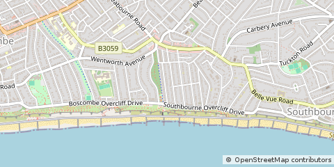 Map of Bournemouth