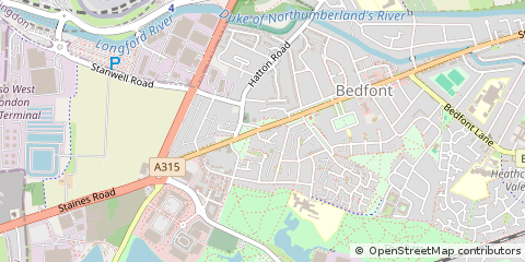 Map of Feltham