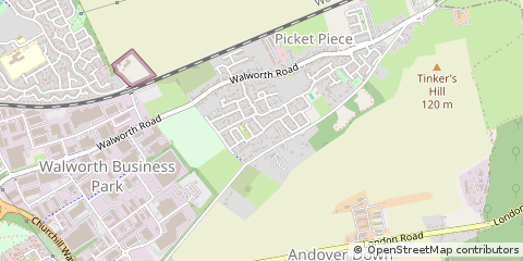 Map of Andover