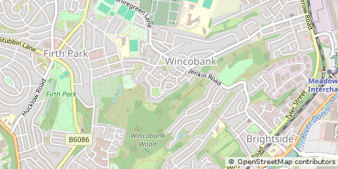 Map of Sheffield