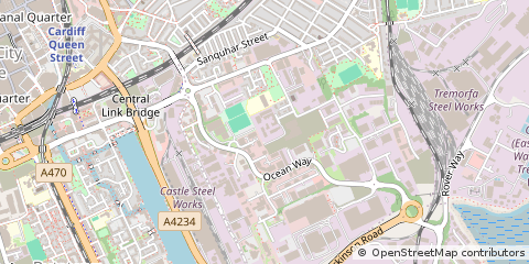 Map of Cardiff