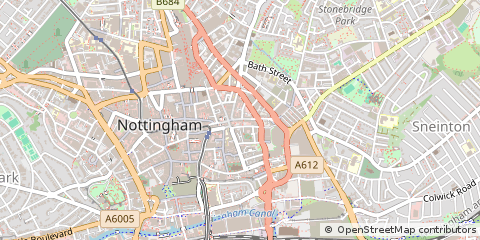 Map of Nottingham