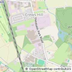 Map of Enfield, Middlesex