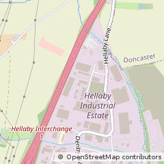 Map of Rotherham, South Yorkshire