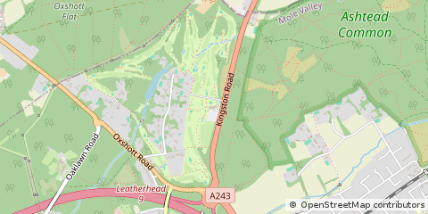 Map of Leatherhead
