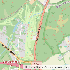 Map of Leatherhead