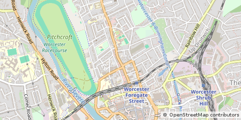 Map of Worcester