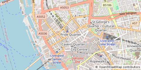 Map of Liverpool