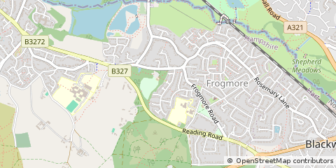 Map of Camberley