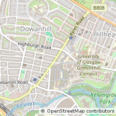 Map of Glasgow