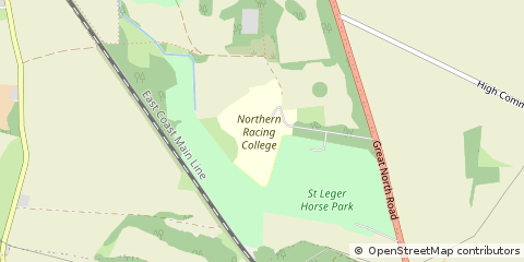 Map of Doncaster, South Yorkshire