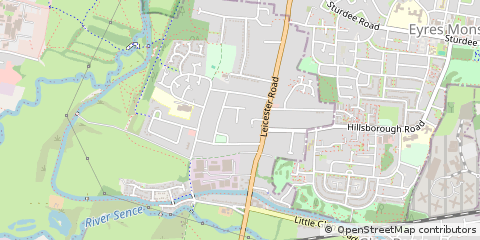 Map of Leicester