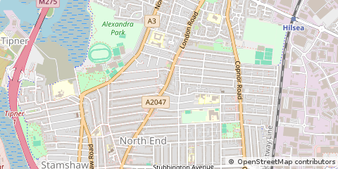 Map of Portsmouth, Hampshire