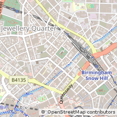 Map of Birmingham, West Midlands