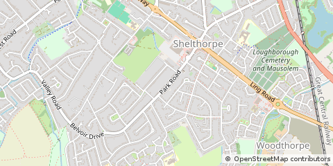 Map of Loughborough