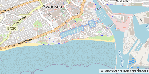 Map of Swansea