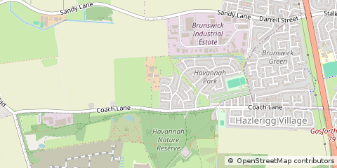 Map of Newcastle Upon Tyne