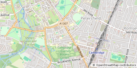 Map of Cambridge