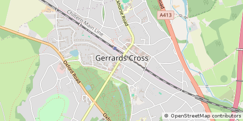 Map of Gerrards Cross, Buckinghamshire