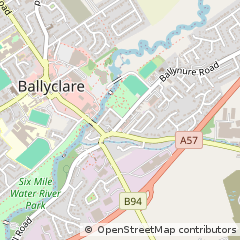 Map of Ballyclare