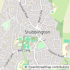 Map of Fareham, Hampshire
