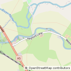 Map of Weedon, Northants