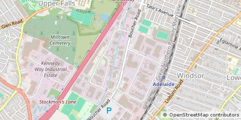 Map of Belfast, CO. Antrim