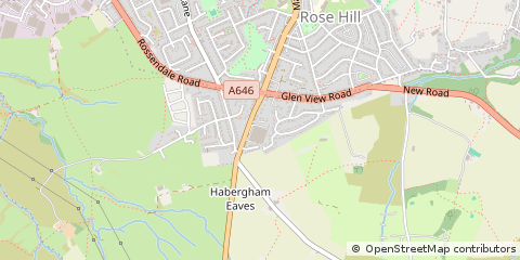 Map of Burnley