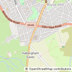 Map of Burnley