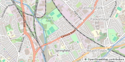 Map of Wolverhampton