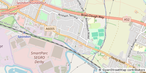 Map of Derby