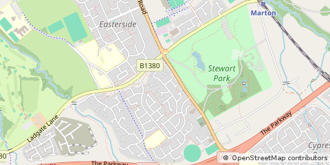 Map of Middlesbrough