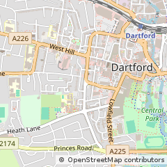 Map of Dartford