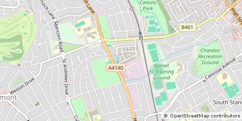 Map of Stanmore